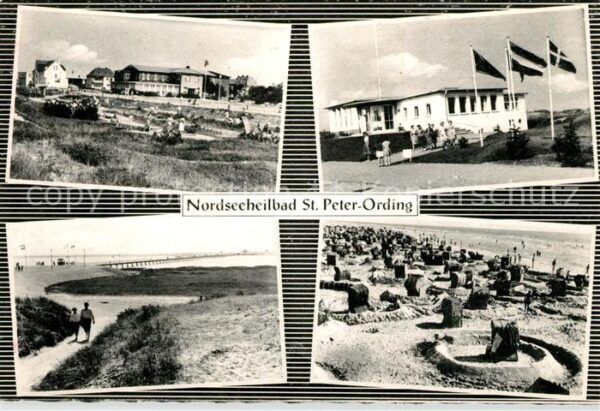 St Peter-Ording Teilansichten Strand Dünen