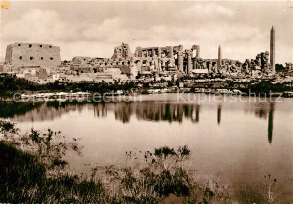 Karnak Egypt Amen Ra Temple an the Sacred Lake