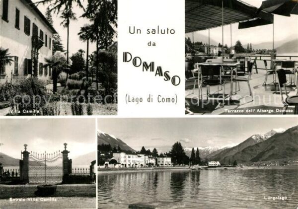 Domaso Villa Camilla Terrazzo dell Albergo Dom