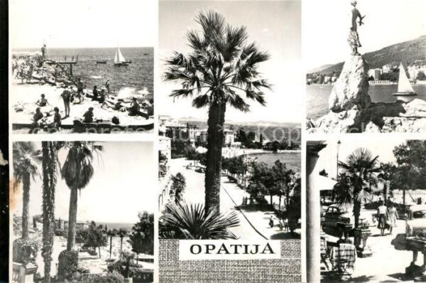 Opatija Abbazia Strandpartien