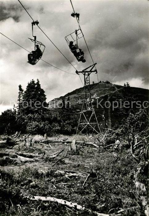 Snezku Schneekoppe Sedackova lanoa z Pece pres Ruzovou hor