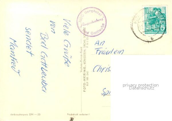 Bad Gottleuba-Berggiesshuebel HO Berghotel Augustusberg – Bild 2