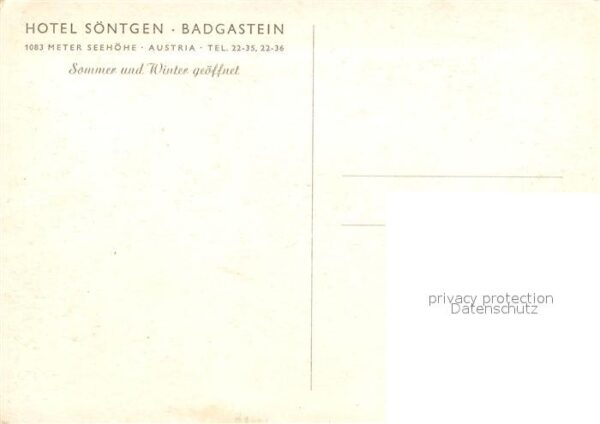 Badgastein Hotel Söntgen – Bild 2