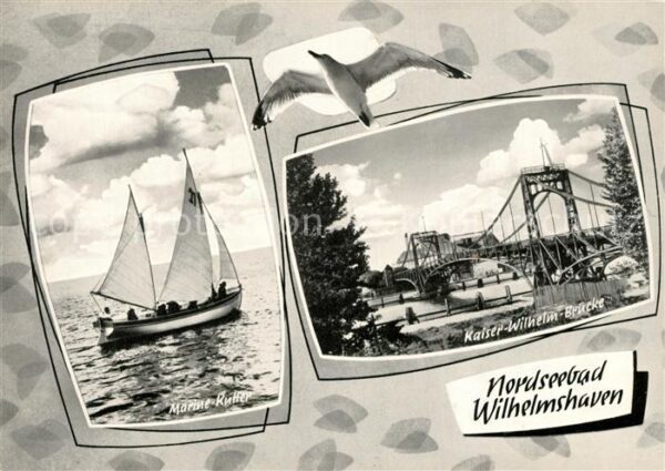 Wilhelmshaven Marine Kutter Kaiser Wilhelm Brücke