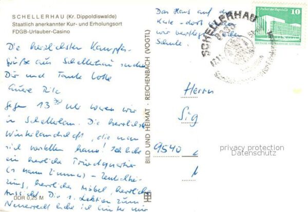 Schellerhau FDGB Urlauber Casino – Bild 2
