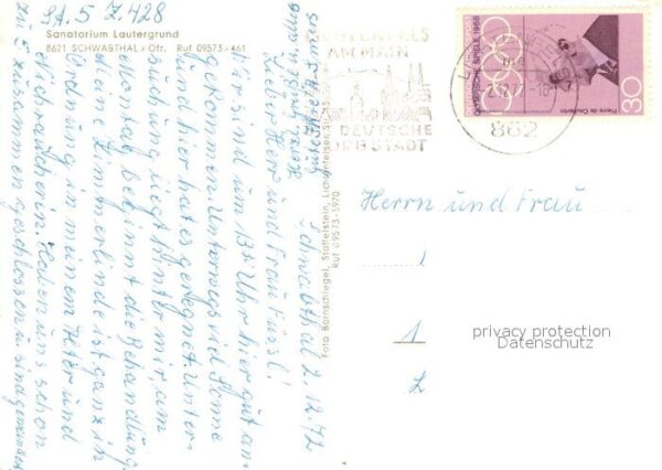 Schwabthal Sanatorium Lautergrund – Bild 2