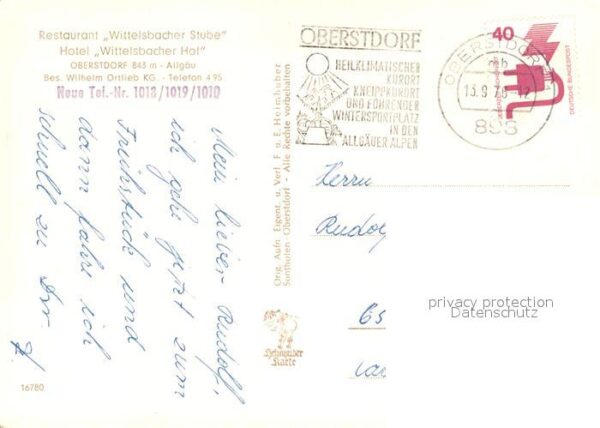 Oberstdorf Restaurant Wittelsbacher Stube Hotel Wi – Bild 2