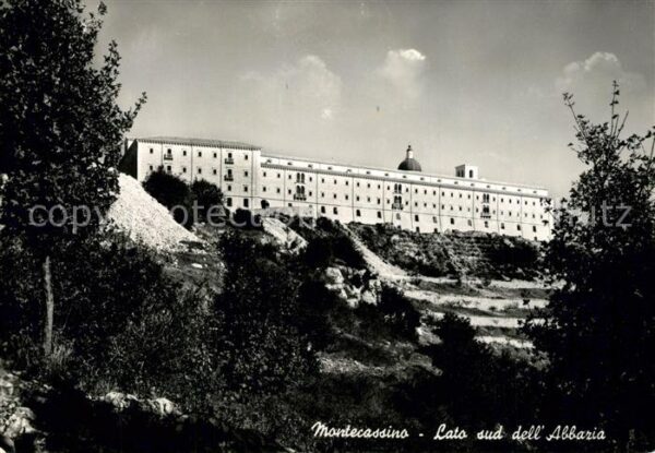 Montecassino Lato sud dell Abbazia