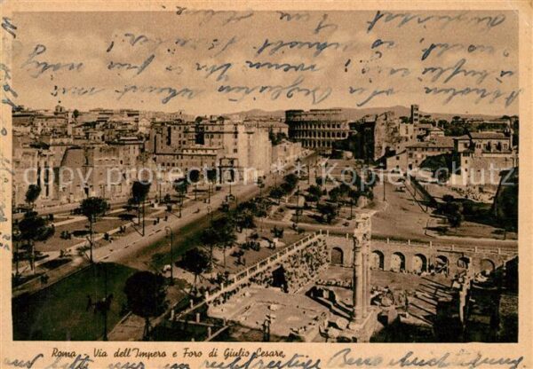 Roma Rom Via dell Impero de Foro di Giulio Cesar