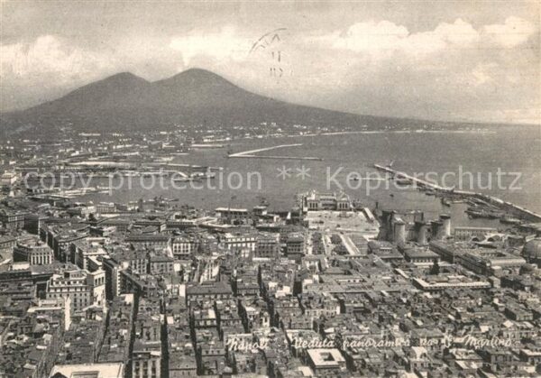 Napoli Neapel Panoramic view from St Martin