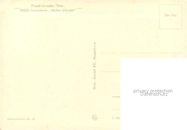Friedrichroda FDGB Ferienheim Walter Ulbricht – Bild 2