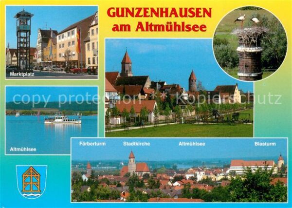 Gunzenhausen Altmuehlsee Marktplatz Altmühlsee Storchennest Färb