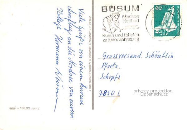 Buesum Nordseebad Strand Fischkutter Leuchtturm Badespass – Bild 2