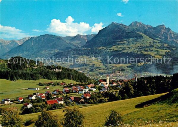 Goefis mit Frastanz und Gurtisspitze
