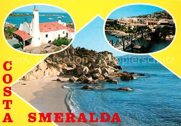 Costa Smeralda Sardegna Brücke Hafen Strand