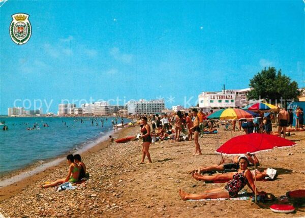 Rosas Costa Brava Cataluna Strandpartie