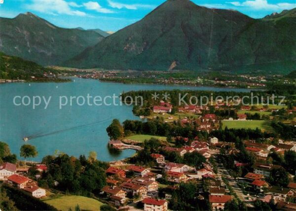 Bad Wiessee Fliegeraufnahme mit Wallberg und Bodens