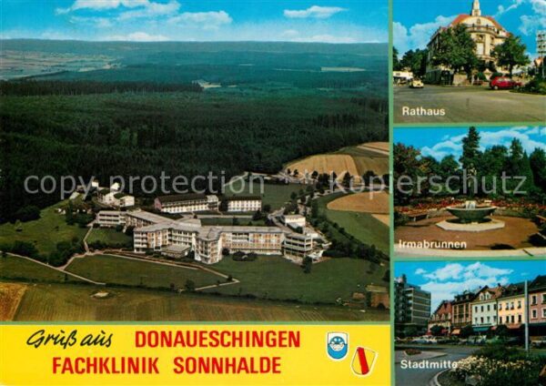 Donaueschingen Fliegeraufnahme Fachklinik Sonnhalde Ra