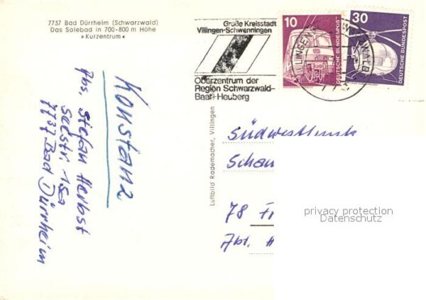Bad Duerrheim Solebad Kurzentrum Fliegeraufnahme – Bild 2
