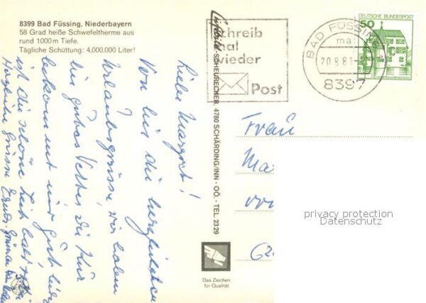 Bad Fuessing Fliegeraufnahme Schwefeltherme Brücke – Bild 2