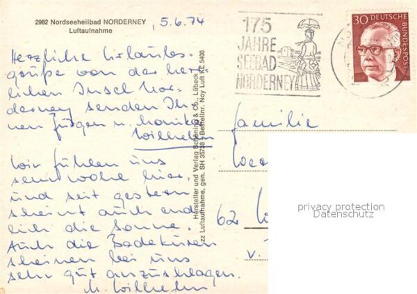 Norderney Nordseebad Fliegeraufnahme – Bild 2