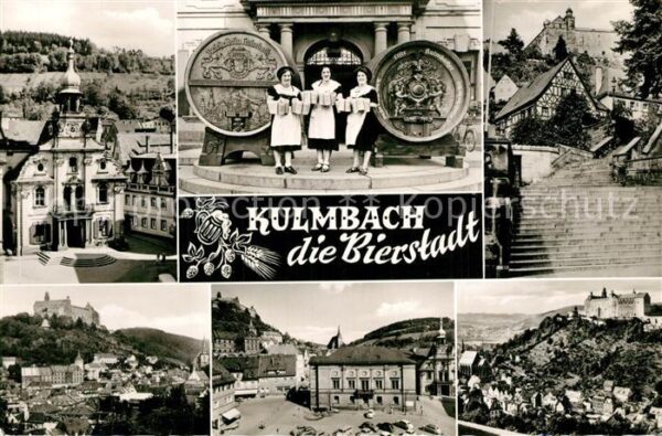 Kulmbach Rathaus Fässer Burgen Marktplatz