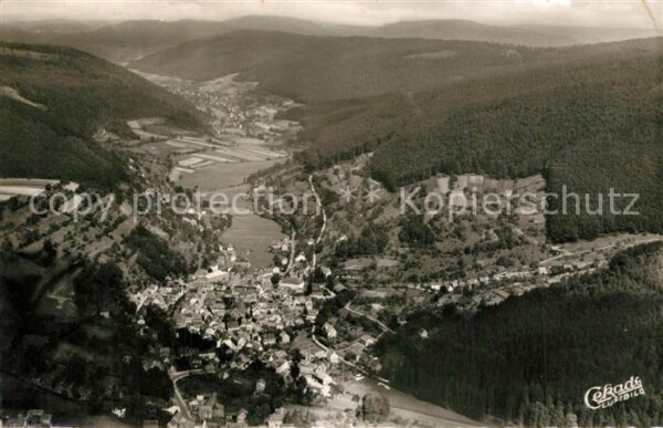 Schoenau Odenwald Fliegeraufnahme