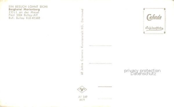 Zell Mosel Berghotel Marienburg – Bild 2