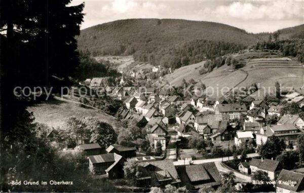 Bad Grund Blick vom Knollen mit Iberger Kaffeehau