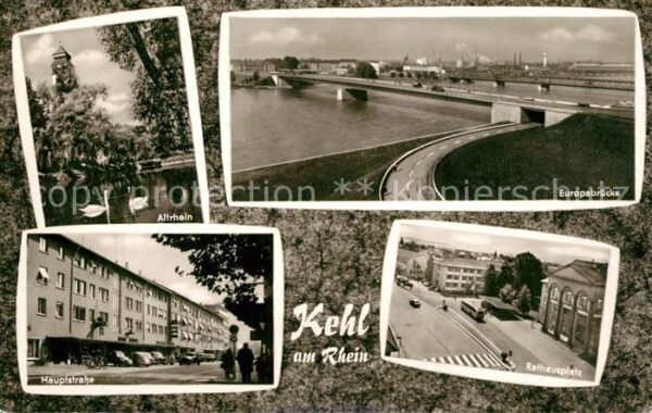 Kehl Rhein Altrhein Europabrücke Hauptstrasse Rath