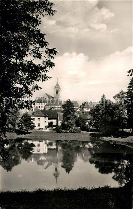 Pfullendorf Teilansicht mit Kirche
