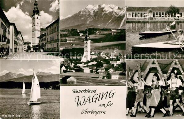 Waging See Marktplatz Waginger See Kurhaus Sternen