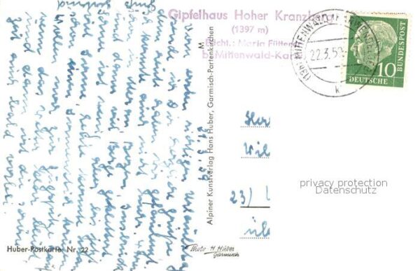 Mittenwald Bayern Kranzberghaus Karwendelgebirge – Bild 2