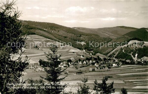 Willingen Sauerland Blick vom Ettelsberg