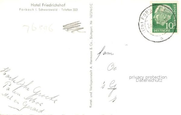 Forbach Baden Hotel Friedrichshof – Bild 2
