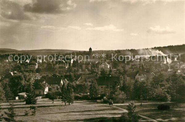 Oberhof Thueringen Ortsansicht