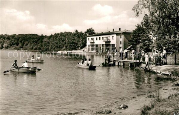 Luenen Partie am Cappenberger See mit Bootshau