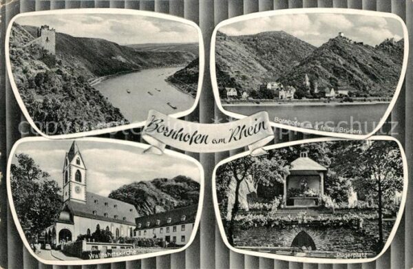 Bornhofen Kamp Burg Liebenstein Wallfahrtskirche Pilge