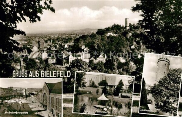 Bielefeld Panorama Bahnhofsvorplatz Oetkerhalle S
