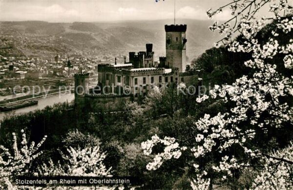 Stolzenfels Burg Stolzenfels mit Oberlahnstein