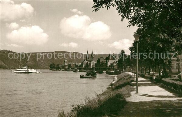 Boppard Rhein Uferpromenade