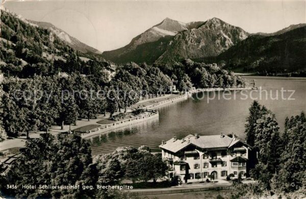 Schliersee Hotel Schlierseer Hof mit Brecherspitze