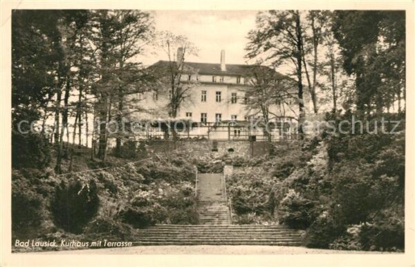 Bad Lausick Kurhaus mit Terrasse