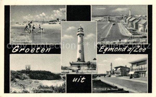 Egmond aan Zee Strand Boulevard Zuid Duinlandschap met