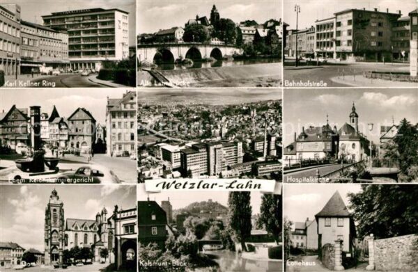 Wetzlar Karl Kellner Ring Alte Lahnbrücke Bahnh