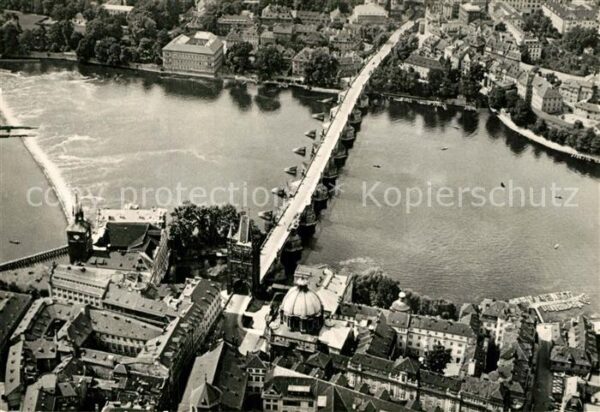 Prag Prahy Prague Karlsbrücke Fliegeraufnahme