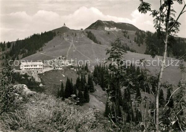 Rottach-Egern Wallbergbahn Bergstation und Wallbergha