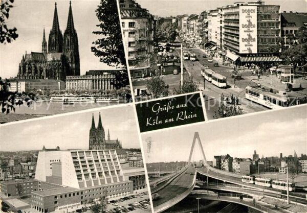 Koeln Rhein Dom Hohenzollernring Opernhaus Severins