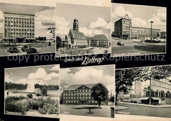 Bottrop Stadtsparkasse Rathaus Rheinstahl Verwa