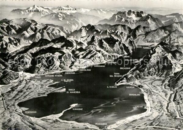 Lago di Garda Panoramakarte
